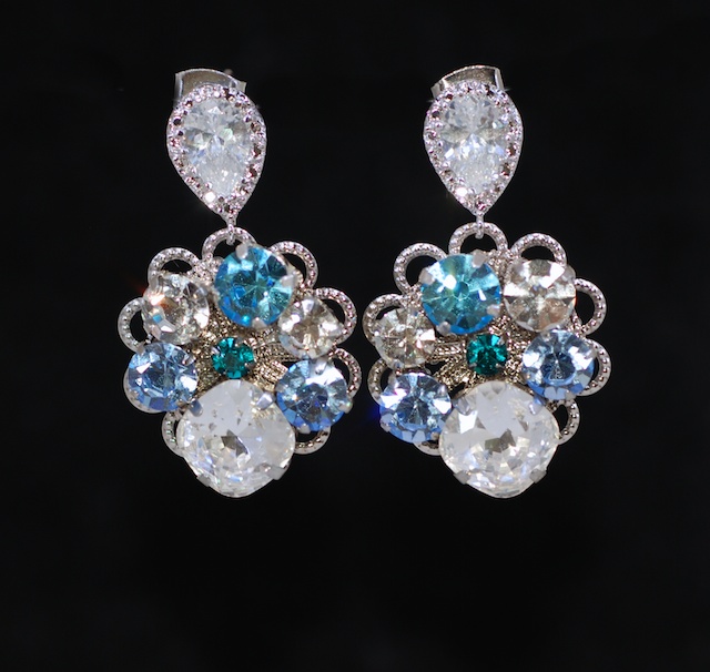 Wedding Earrings, Bridesmaid Earrings, Bridal Jewelry - Vintage Earring ...